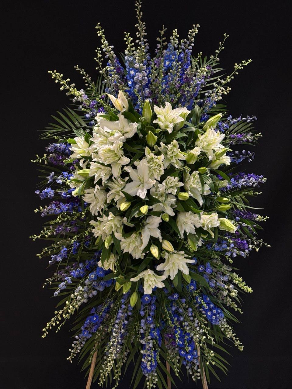 Serenity in Blue Standing Spray
