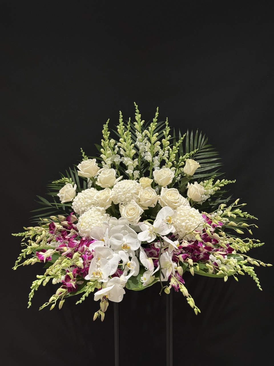 Purple Clouds Basket Arrangement
