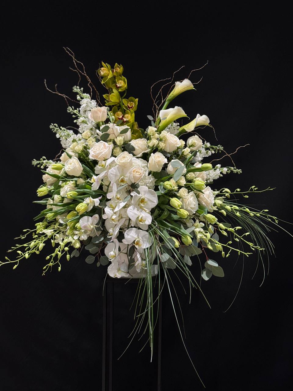 Treasured Memories Orchid and Calla Lily Arrangement