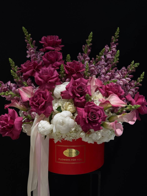 pink lady arrangement 